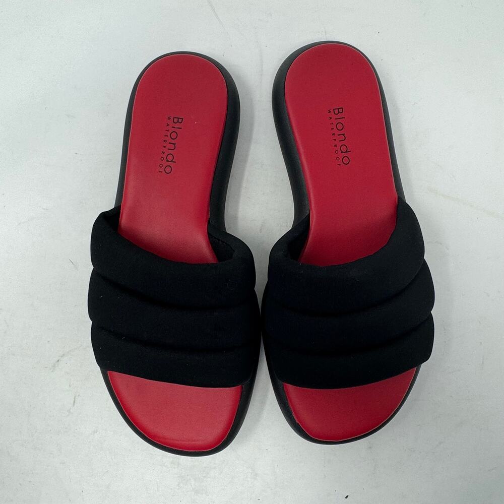 Blondo Womens Red Waterproof Silvana Slide Sandals Slip-On Size 8 - Picture 6 of 13
